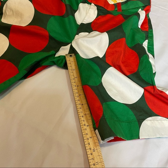 Loudmouth Golf Christmas Shorts Men's Size 34 Great Condition Red White Green - Picture 8 of 8